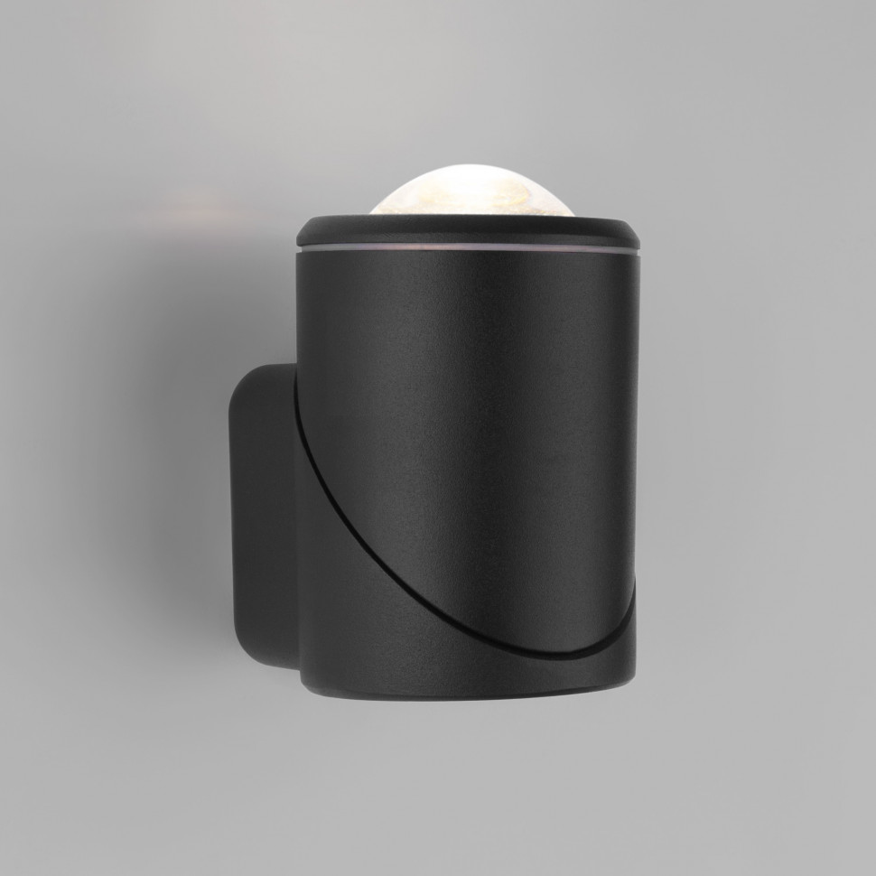 Уличный настенный светодиодный светильник GIRA U LED IP54 35127/U черный фото 1 — Multielectrika