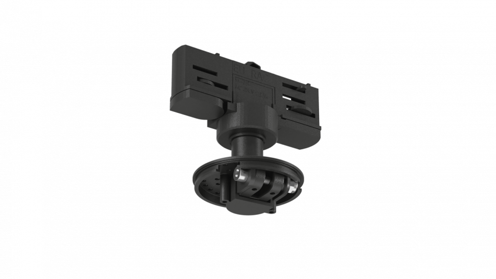 VL-M2-3-BL Сменное крепление M2 для светильников VILLY для трехфазных треков. Черное фото 1 — Multielectrika