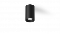 VL-BASE-SH-BL-WW База светильника VILLY (укороченный), накладной 3000К Теплый белый, 15Вт, Черный &mdash; Multielectrika
