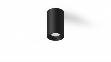 VL-BASE-SH-BL-WW База светильника VILLY (укороченный), накладной 3000К Теплый белый, 15Вт, Черный — Multielectrika