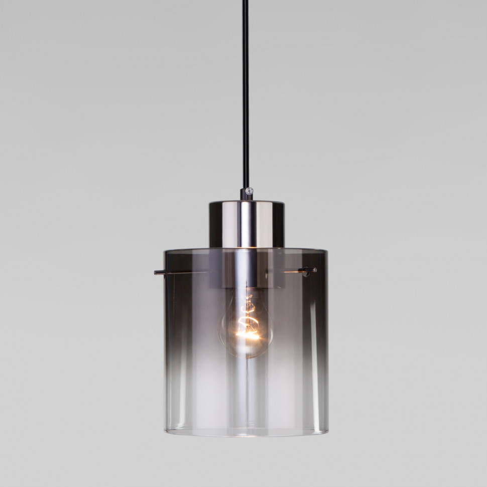 Подвесной светильник со стеклянным плафоном 50227/1 дымчатый фото 1 — Multielectrika