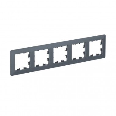 Рамка на 5 постов Systeme Electric AtlasDesign Air грифель — Multielectrika