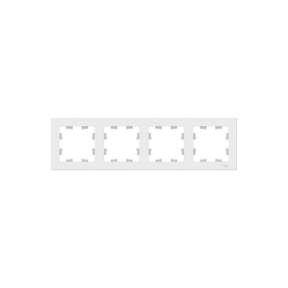 Рамка на 4 поста Systeme Electric AtlasDesign лотос фото 1 — Multielectrika