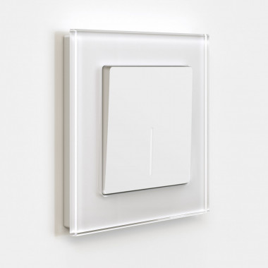 Выключатель одноклавишный с подсветкой (белый матовый) W1110161 &mdash; Multielectrika