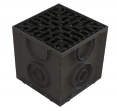 Комплект дождеприемника 30x30 с чугунной решеткой Spark &mdash; Multielectrika