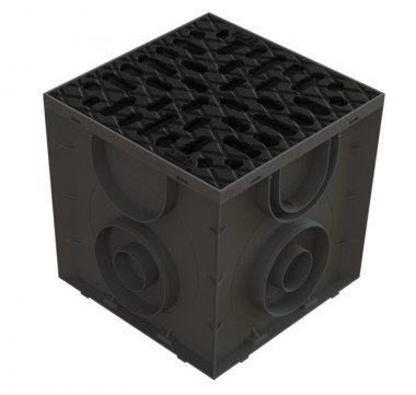 Комплект дождеприемника 30x30 с чугунной решеткой Spark &mdash; Multielectrika