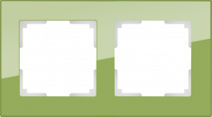 Рамка на 2 поста (бронзовый) WL01-Frame-02 &mdash; Multielectrika