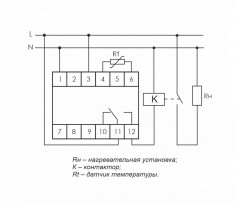 Аналоговый однофункциональный регулятор температуры RT-821-1 &mdash; Multielectrika