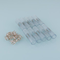 Переходник для круглого светодиодного гибкого неона LS003 220V 2835 16мм (10 шт.) PSL-11 &mdash; Multielectrika