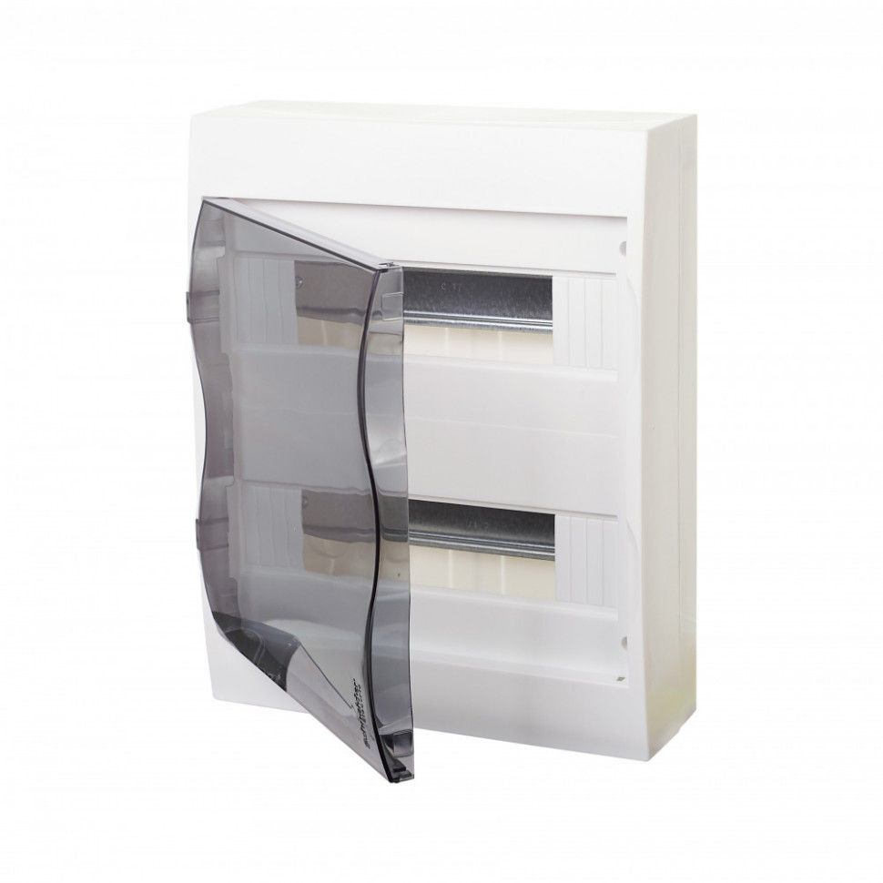 Корпус навесной Systeme Electric City9 Box с прозрачной дверцей 2ряд/24мод фото 1 — Multielectrika