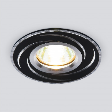 Алюминиевый точечный светильник 2002 MR16 BK/SL черный/серебро — Multielectrika