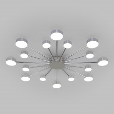 Потолочный светодиодный светильник с пультом управления 90242/16 хром &mdash; Multielectrika