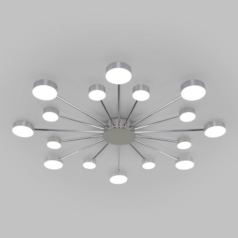 Потолочный светодиодный светильник с пультом управления 90242/16 хром фото 1 — Multielectrika