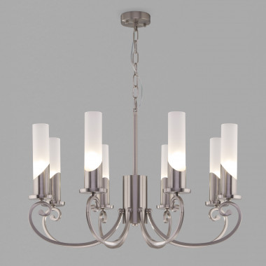 Умная классическая подвесная люстра 60117/8 никель — Multielectrika
