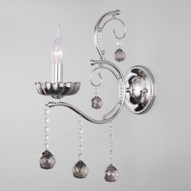 Бра с хрусталем 10107/1 хром — Multielectrika
