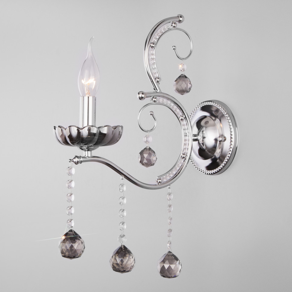 Бра с хрусталем 10107/1 хром фото 1 — Multielectrika