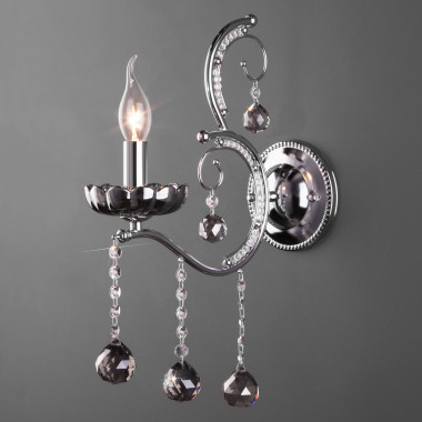 Бра с хрусталем 10107/1 хром — Multielectrika