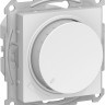 Светорегулятор поворотно-нажимной Schneider Electric Atlas Design 630 Вт, белый