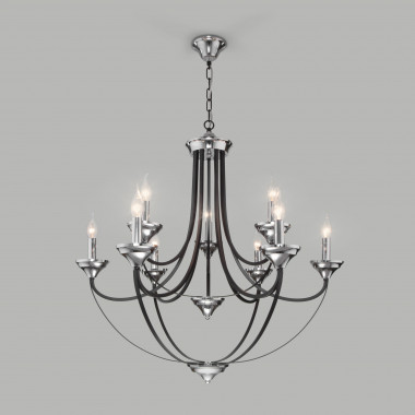 Подвесная люстра 60098/9 хром — Multielectrika