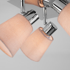 Потолочный светильник 20080/4 хром / бежевый &mdash; Multielectrika