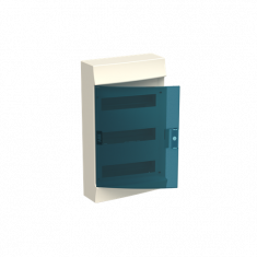 Распределительный шкаф ABB Mistral41, 36 мод., IP41, навесной, термопласт, зеленая дверь, 1SPE007717F0621 &mdash; Multielectrika