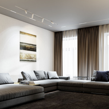 Трековый светильник Slim Magnetic R07 8W 4200K Porte черный 85507/01 — Multielectrika