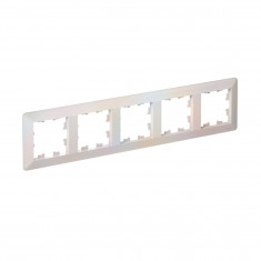 Рамка на 5 постов Systeme Electric AtlasDesign Air жемчуг &mdash; Multielectrika