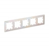Рамка на 5 постов Systeme Electric AtlasDesign Air жемчуг