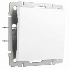 Выключатель одноклавишный проходной (белый матовый) W1112061 &mdash; Multielectrika