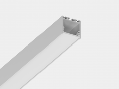 Алюминиевый профиль Design LED LS3535, 2500 мм, белый &mdash; Multielectrika
