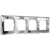 Рамка из стекла на 4 поста Diamant зеркальный W0041220 фото 1 &mdash; Multielectrika