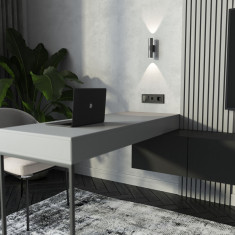 Выключатель двухклавишный (Hammar черный) W1220008 &mdash; Multielectrika