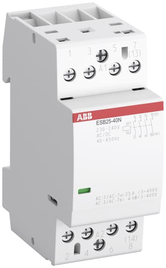 Модульный контактор ABB ESB25-31N 25А 220/24В AC/DC, 1SAE231111R0131 фото 1 — Multielectrika