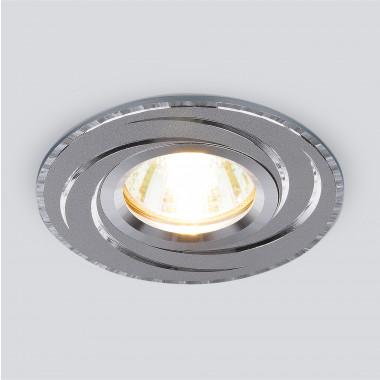 Алюминиевый точечный светильник 2002 MR16 HL/SL графит/cеребро — Multielectrika