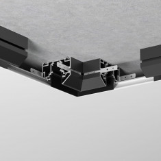 Slim Magnetic Коннектор угловой внутренний для шинопровода в натяжной потолок черный 85204/00 85205/00 &mdash; Multielectrika