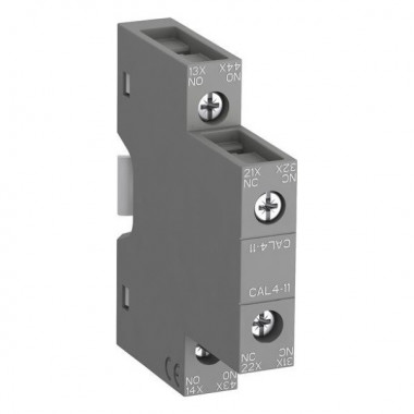 Дополнительный контакт CAL4-11 (1НО, 1НЗ) боковой для контакторов AF09…AF96 реле NF22E…NF40E ABB 1SBN010120R1011 — Multielectrika