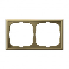 Рамка на 2 поста Systeme Electric ArtGallery золото &mdash; Multielectrika