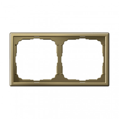 Рамка на 2 поста Systeme Electric ArtGallery золото — Multielectrika