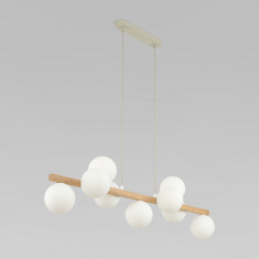 Подвесной светильник со стеклянными плафонами 5906 Estera Wood &mdash; Multielectrika