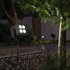 Уличный светодиодный поворотный светильник VISOR чёрный 35142/S &mdash; Multielectrika