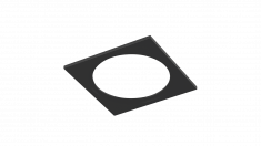 Рамка для серии COMBO 1 квадратная, черная, COMBO-1S1-BL &mdash; Multielectrika