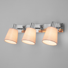 Настенный светильник 20080/3 хром / бежевый &mdash; Multielectrika