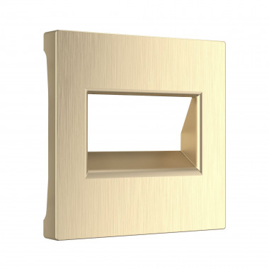 Накладка для двойной розетки Еthernet RJ-45 (шампань рифленый) W1191110 — Multielectrika