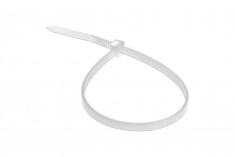 Стяжка кабельная нейлоновая Rexant 200x3,6мм, белая (100 шт/уп) &mdash; Multielectrika