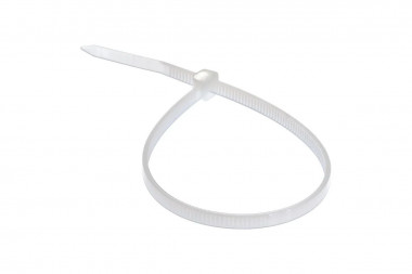Стяжка кабельная нейлоновая Rexant 200x3,6мм, белая (100 шт/уп) — Multielectrika