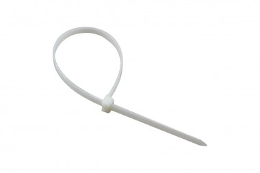 Стяжка кабельная нейлоновая Rexant 200x3,6мм, белая (100 шт/уп) — Multielectrika