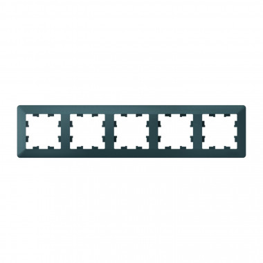 Рамка на 5 постов Systeme Electric AtlasDesign Air изумруд — Multielectrika