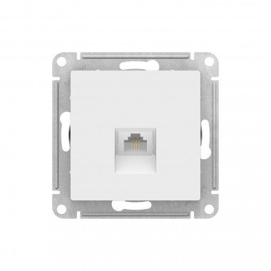 Розетка RJ-11 Systeme Electric AtlasDesign лотос — Multielectrika