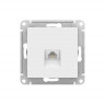 Розетка RJ-11 Systeme Electric AtlasDesign лотос