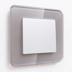 Выключатель одноклавишный (белый матовый) W1110061 &mdash; Multielectrika